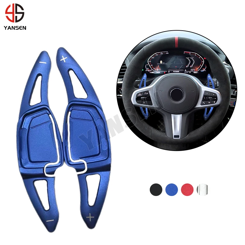 DSG Gear for Audi RS4 RS5 RS6 2020 2021 2022 Car Steering Wheel Paddle Shifters Extender Sticker