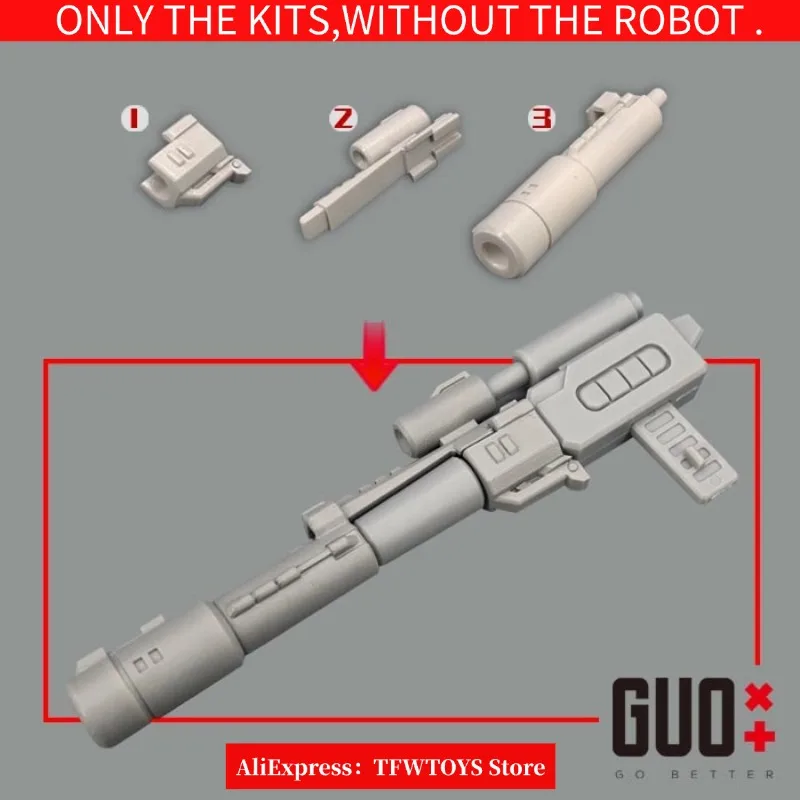 3D DIY Gun Component Weapon Upgrade Kit For MS-TOYS Bruticus (G1 Repainting VER) Accessories