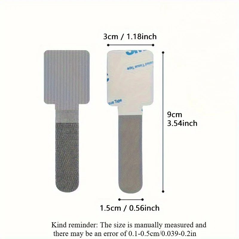 30개 프리미엄 나일론 케이블 클립 - 책상 및 벽 관리에 효율적인 초강력 접착식 와이어 정리기, 사무용품