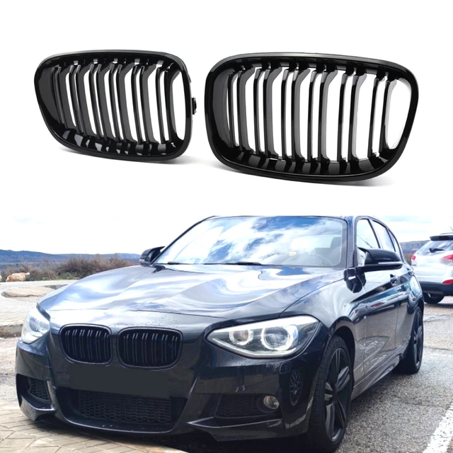 BMW F20 PRE FACELIFT DOUBLE SLAT GLOSS BLACK GRILLS – Autostyling