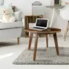 Hardwood Round Coffee Table - Hand-Wiped Sweet Oak 6