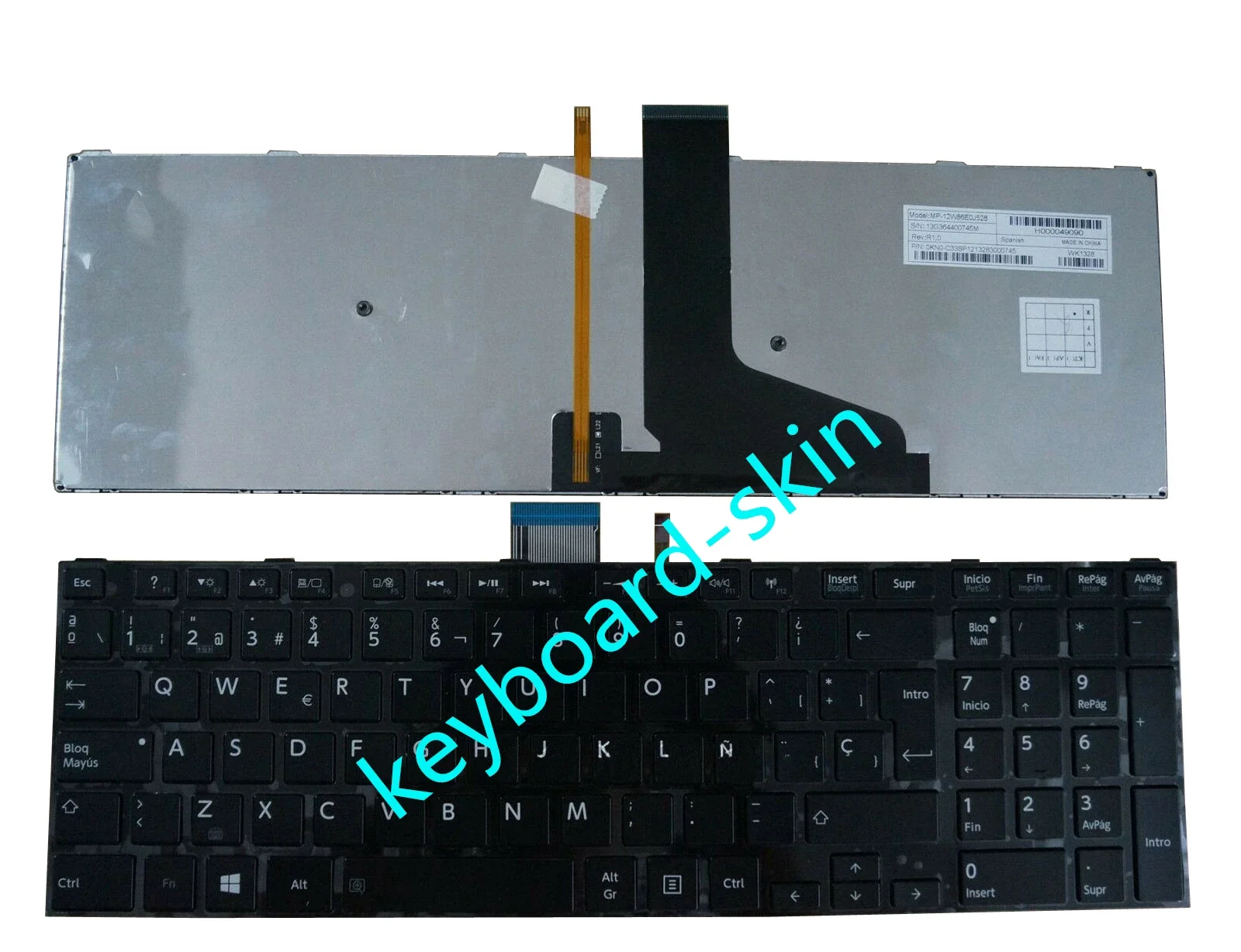 

New SP/Spanish + backlit Keyboard for Toshiba C70-A,C70D-A, C70t-A,C75-A,C75D-A,C75t-A,C70-B,C70D-B,C70t-B,C75-B,C75D-B,C75t-B
