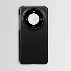 Handcrafted Genuine Leather Aesthetic Vintage Phone Case for Honor Magic8 (Black 01)