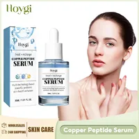 Copper Peptide Serum Anti Aging Fade Fine Lines Pore Shrinking Smoothing Firming Hydrating Hyaluronic Acid Moisturizing Essence 1