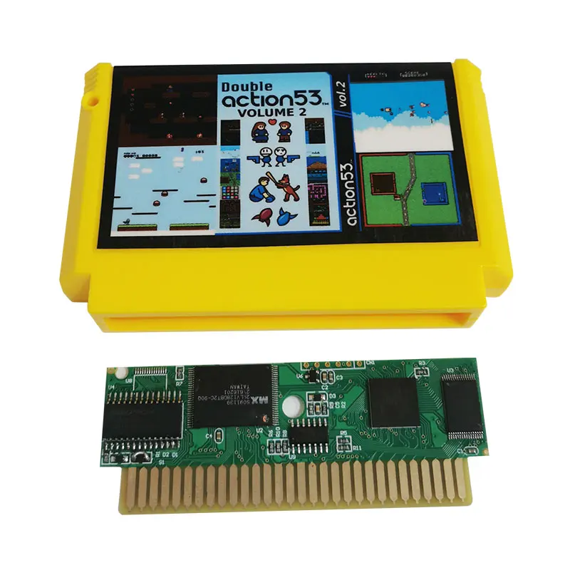 Action 53 Volume 2 (Hack) Videogioco Per Cartuccia Di Gioco Fc A 8 Bit A 60 Pin