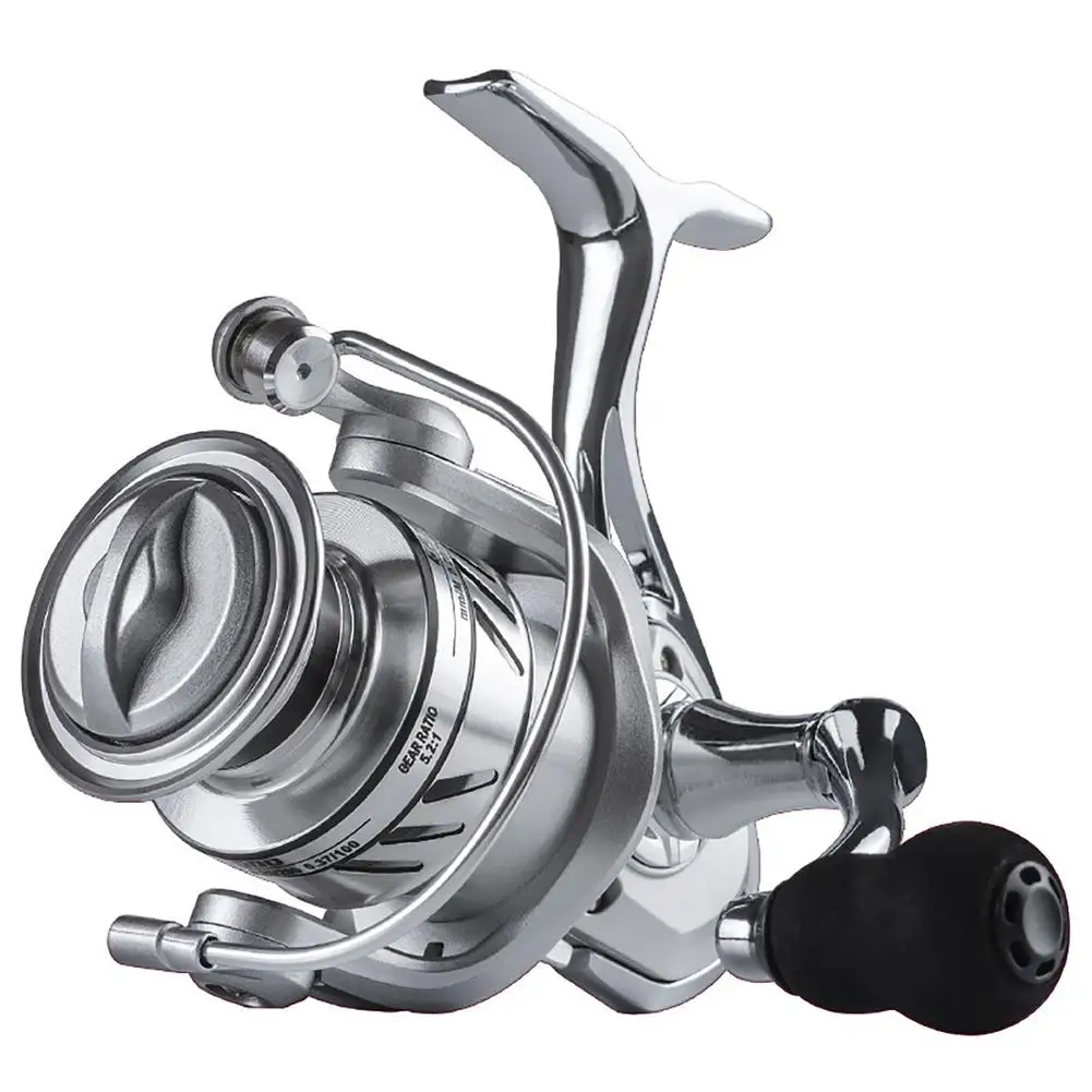 

Spinning Fishing Reel Long Casting 5.2:1 Gear Ratio Lure Fishing Reel With Interchangeable Right Left Handles GA1000-7000