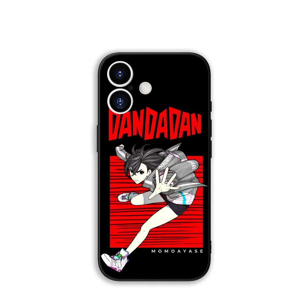 Stylish Protective Coque Cover with Dandadan Momo Okarun Design