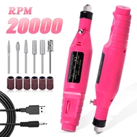 Nail Sander Set Electric Nail Drill Machine Grinding Equipment Milling Cutter For Manicure Pedicure Strong Polishing Tools 1