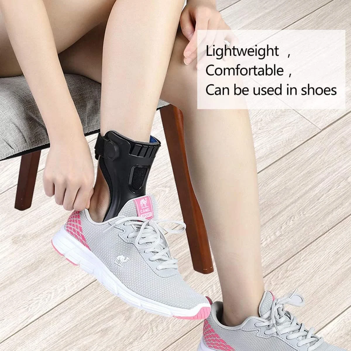 Foot Drop Orthosis Brace Adjustable Ankle Support for Stability Drop Foot Brace  Ankle Support for Stroke Shoes Walking