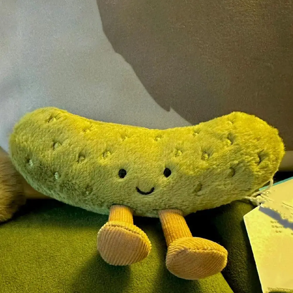 Plush Toy Plush Doll Toy Plush Doll Creative Pickled Cucumber Shaped Plush Toys Simulated Cucumber Doll Sofa Home Bedside Pillow Ornaments