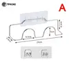 Double-layer Shoes Holder Wall Mount Slipper Hanging Shelf Organizer Living Room 5