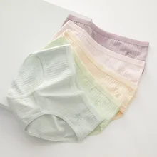 

5Pcs/Set Women's Panties Cotton Underwear For Female Ladies Soft Breathable Panty Girls Seamless Briefs Sexy Shorts Lingerie