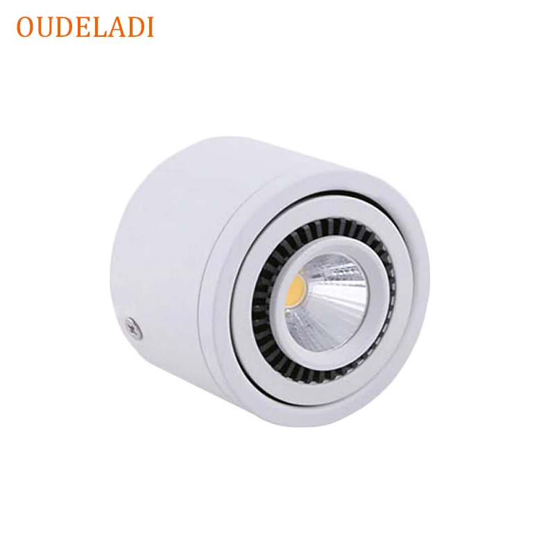

Angle Adjustable Dimmable Surface Mounted Downlight led Ceiling Lamp 5W7W10W15W LED COB Spot Light AC110/220V Ceiling Light