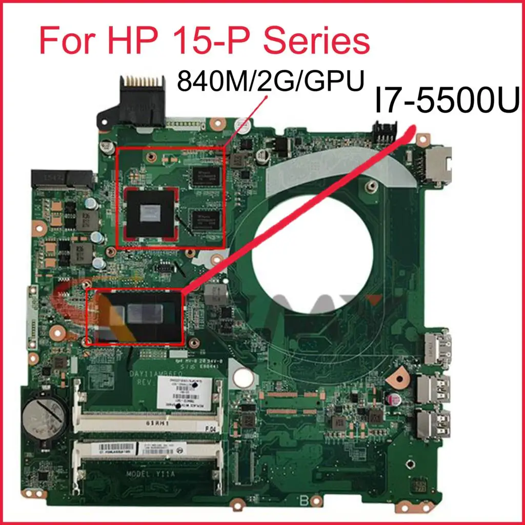 Материнская плата для ноутбука HP 15-P с 840M/2G/графическим процессором |