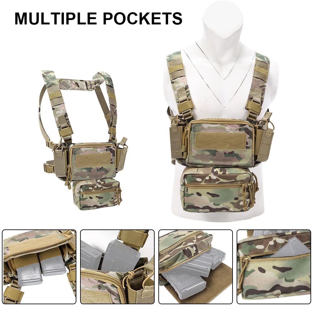 SINAIRSOFT Tactical D3CR Chest Rig Micro Chest Vest with