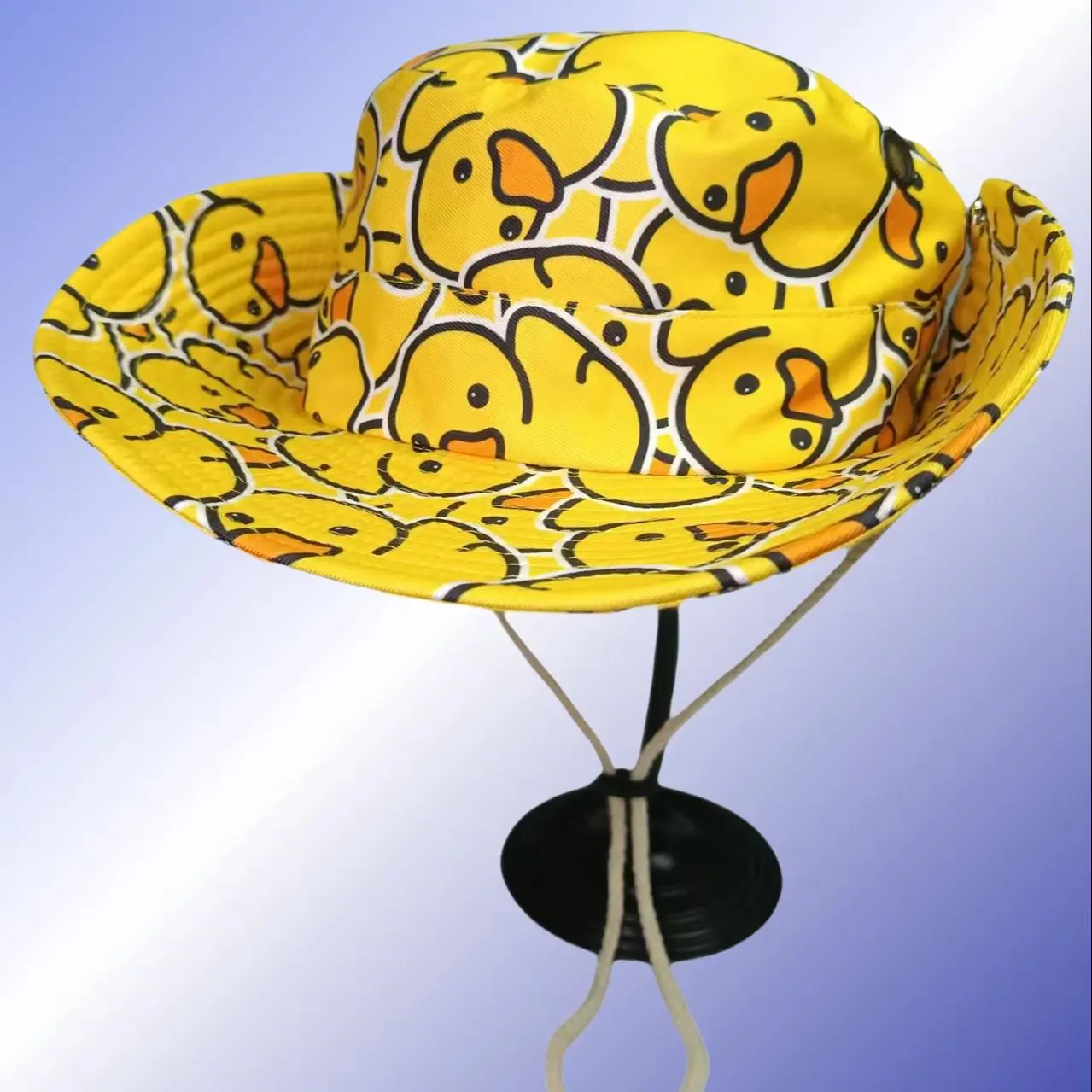 Sun Hat Sun Protection Hat Anime Cosplay Hat Anime Hat Cartoon Patterned Yellow Duck Printed Lightweight Unique Sun Protection Design Valentine's Day Gift