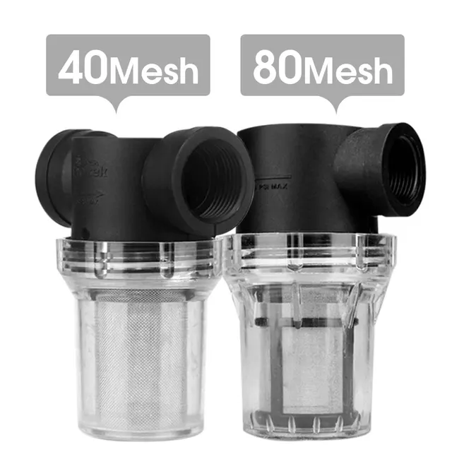 1/2 ”3/4” Szál 40/80Mesh Kertész -Öntözők Szűrő A Vízszivattyú Csőszűrőhez Tó Tartálytisztítható Öntözési Víztisztító - Image 3