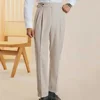 Fashion Striped Suits for Men 2 Piece Elegant Single Breasted Peak Lapel Outfits Business Casual Male Suit (Blazer+Pants) 4