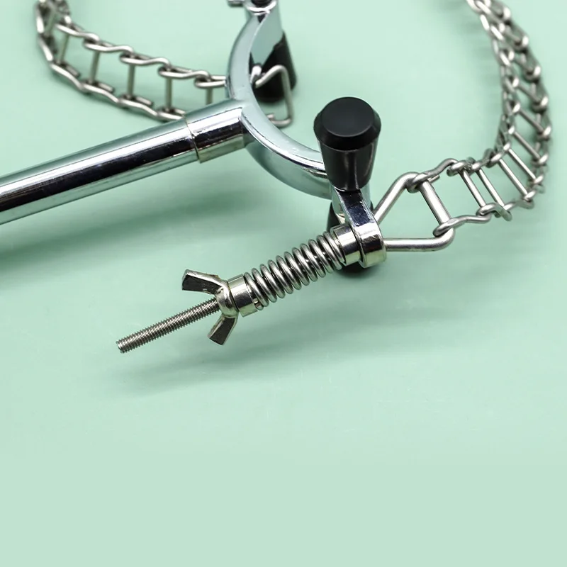 Stainless steel chain clamp, chain length 38cm, can hold round chromatography column clamps with a diameter of 40-145mm