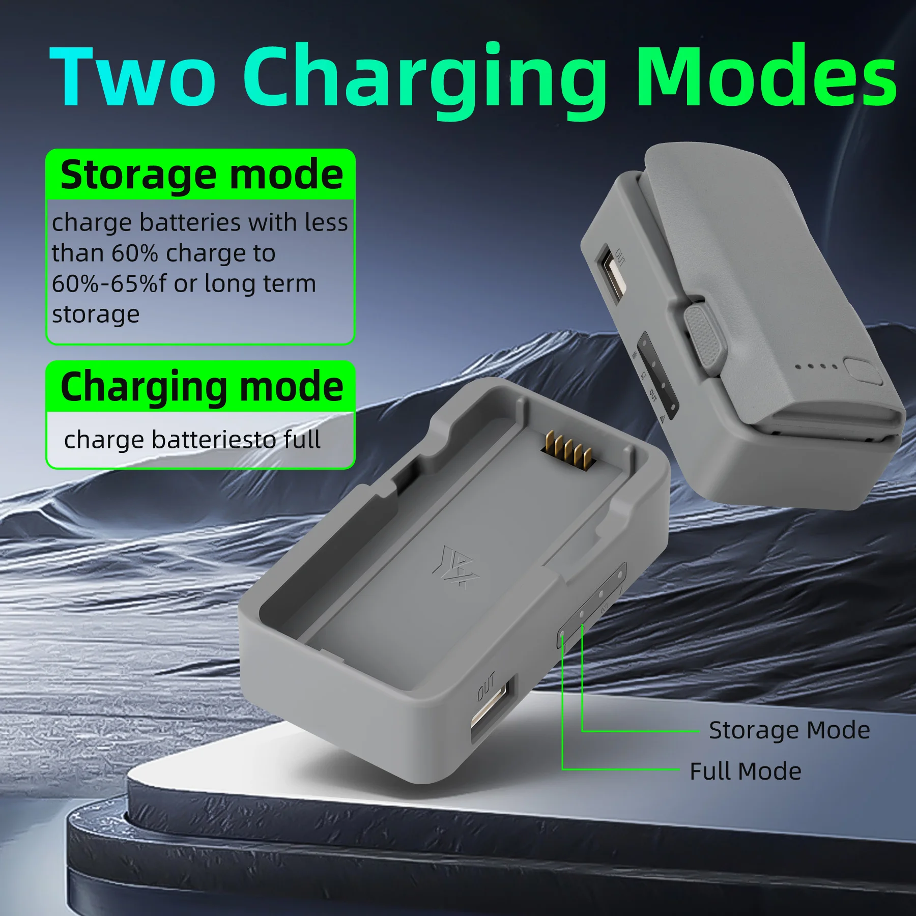 Chargeur Batterie Drone DJI Neo 2 USB 52 min Rapide