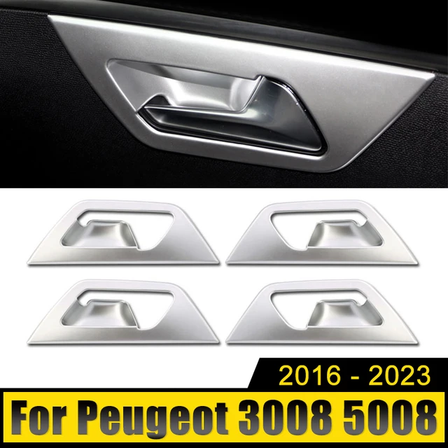 Accesorios para Peugeot 3008, 3008GT, 2016, 2017, 2018, almacenamiento  interior de la puerta del coche, Palé, reposabrazos, caja de contenedor,  Kit de cubierta, embellecedor - AliExpress