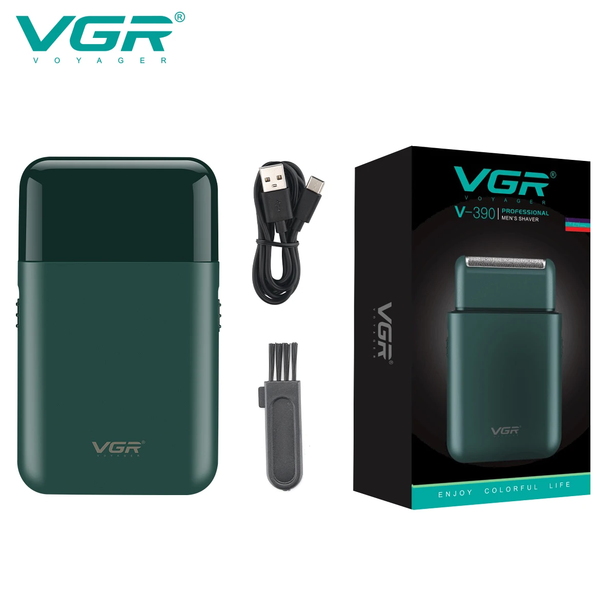 VGR Razor Professional Electric Shaver Mini Beard Trimmer Shaving Machine for Men V-390 electric shaver