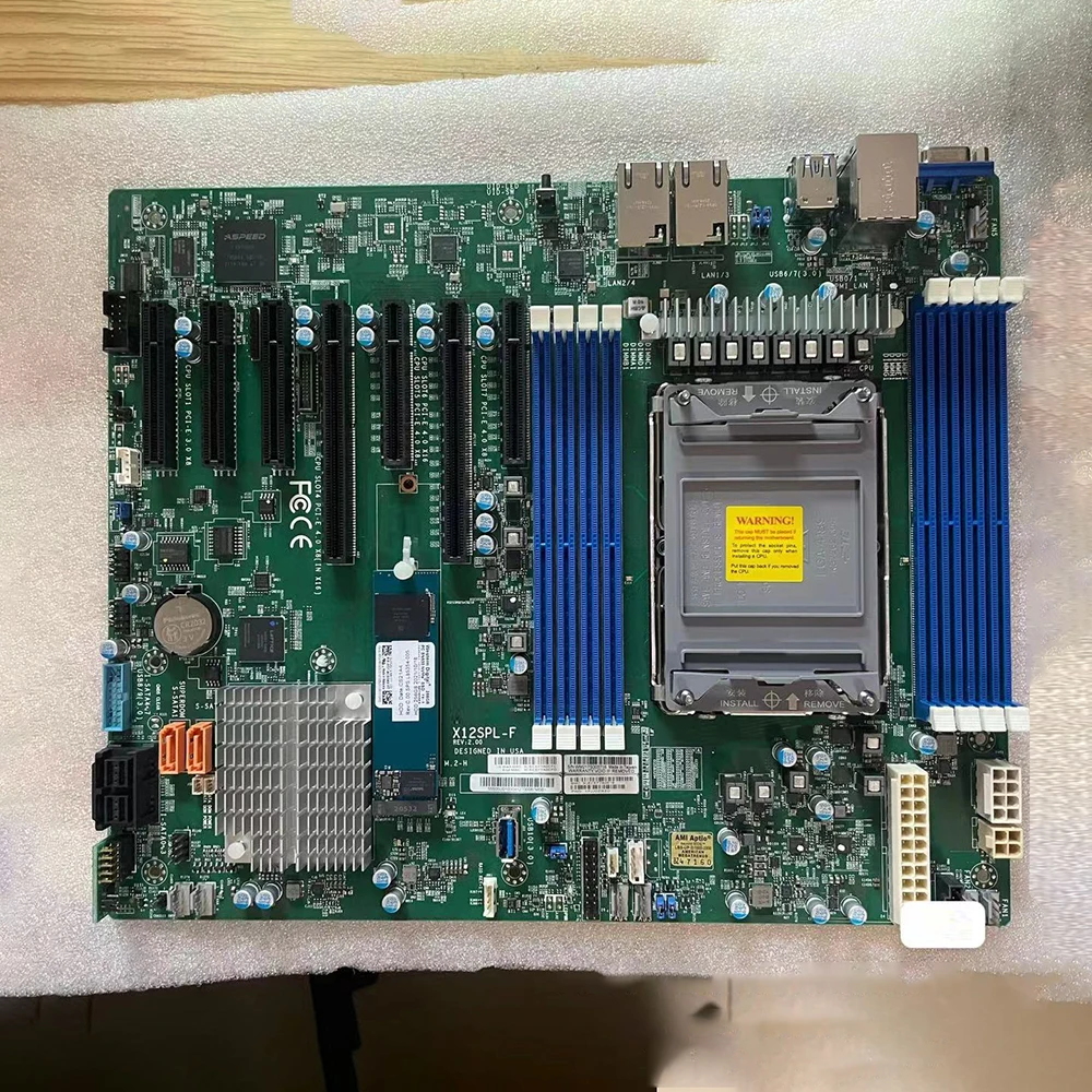 

X12SPL-F For Supermicro Motherboard LGA-4189 DDR4 SATA3 Xeon Scalable Processors