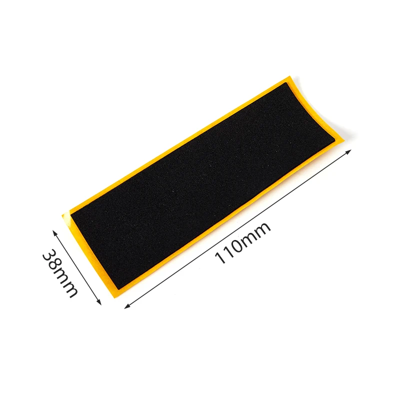 Skateboard Grip Tape Skateboard Accessories 10Pcs Wooden Fingerboard Deck Uncut Tape Stickers Black Foam Grip Tape Stickers