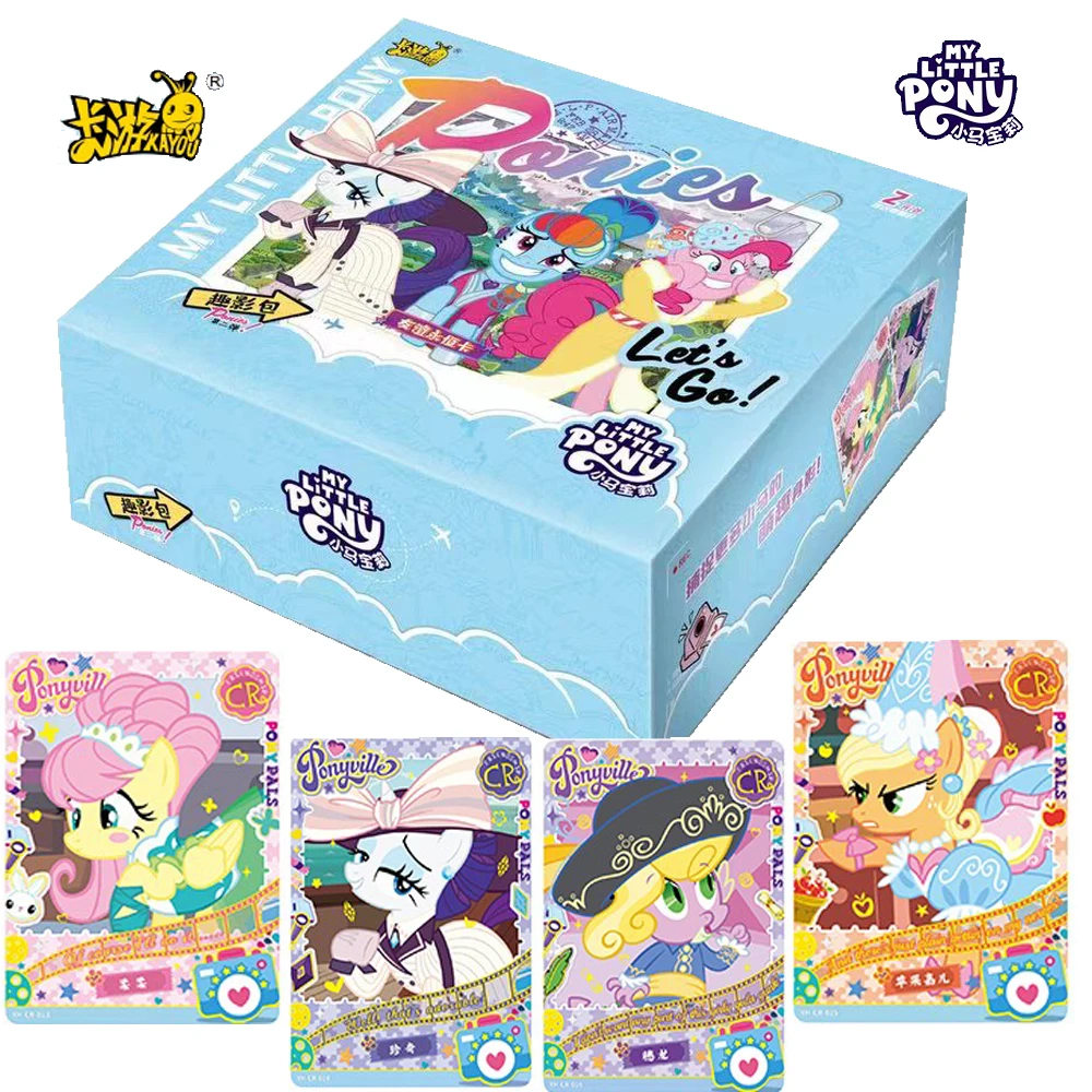 Genuine My Little Pony Cards Collection for Children Rare Limited Multiple Types Classic Archives Cards Hobbies Festival Gifts