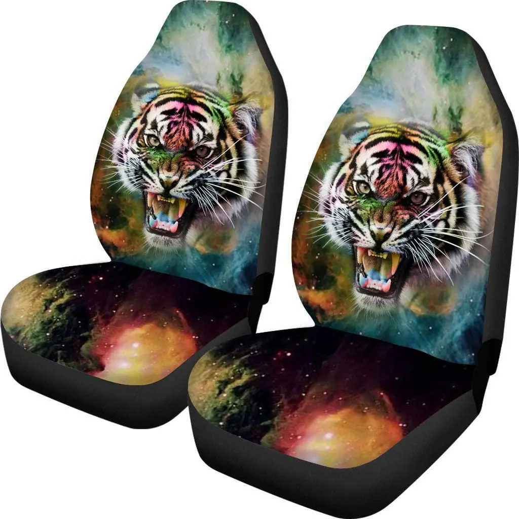 

Tiger Print Auto Car Seat Covers Fun Seat Protector