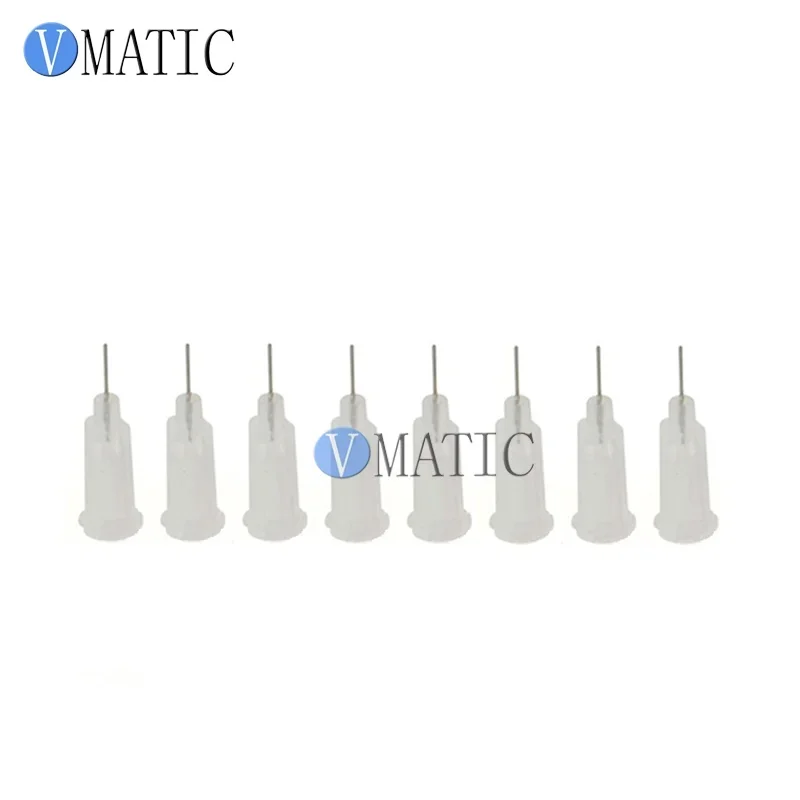 100Pcs 27G 0.25'' Stainless Steel Tip Dispensing Screw Needles Syringe Needle Tips 1/4 Inch