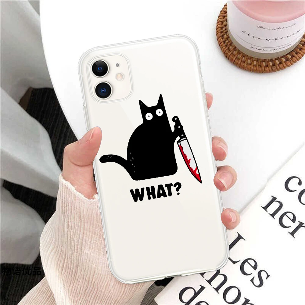 Cute Cartoons Black Cat Transparent Phone Case For Iphone 13 11 12 Pro Max Mini Xs Xr X 6 7 8 Plus Shockproof Cover Phone Cases Mobile Phone Cases Covers Aliexpress Cute Cartoons Black Cat Transparent Phone Case For Iphone 13 11 12 Pro Max Mini Xs Xr X 6 7 8 Plus Shockproof Cover Phone Cases Mobile Phone Cases Covers Aliexpress