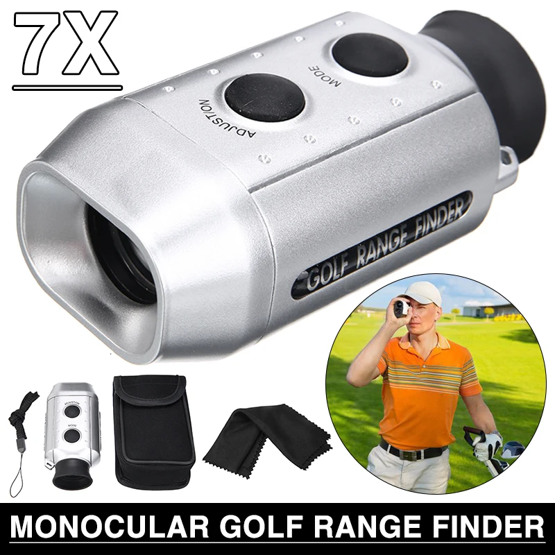 7X Golf Range Finder Monocular Telescope Distance Hunting Tool