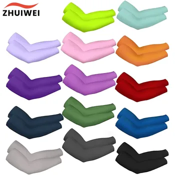 2Pcs Unisex Cooling Arm Sleeves Cover Sports Running UV Sun Protection Outdoor Men Fishing Cycling Quick Dry Arm Warmer 1