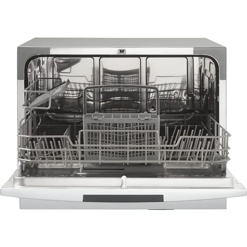 Danby DDW631SDB Countertop Dishwasher with 6 place Settings and Silverware Basket, LED Display, Energy Star 6