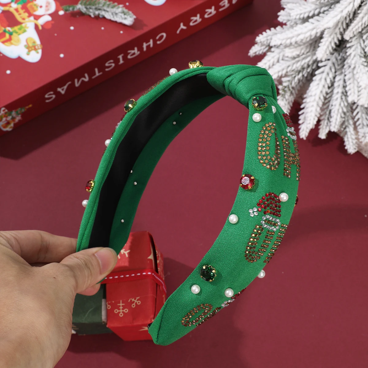 1pc Knotted Diamond Headband Wide Hair Hoops Ladies Dating Make Up Hairbands Headbands For Women Wedding Retro Hair Accessories