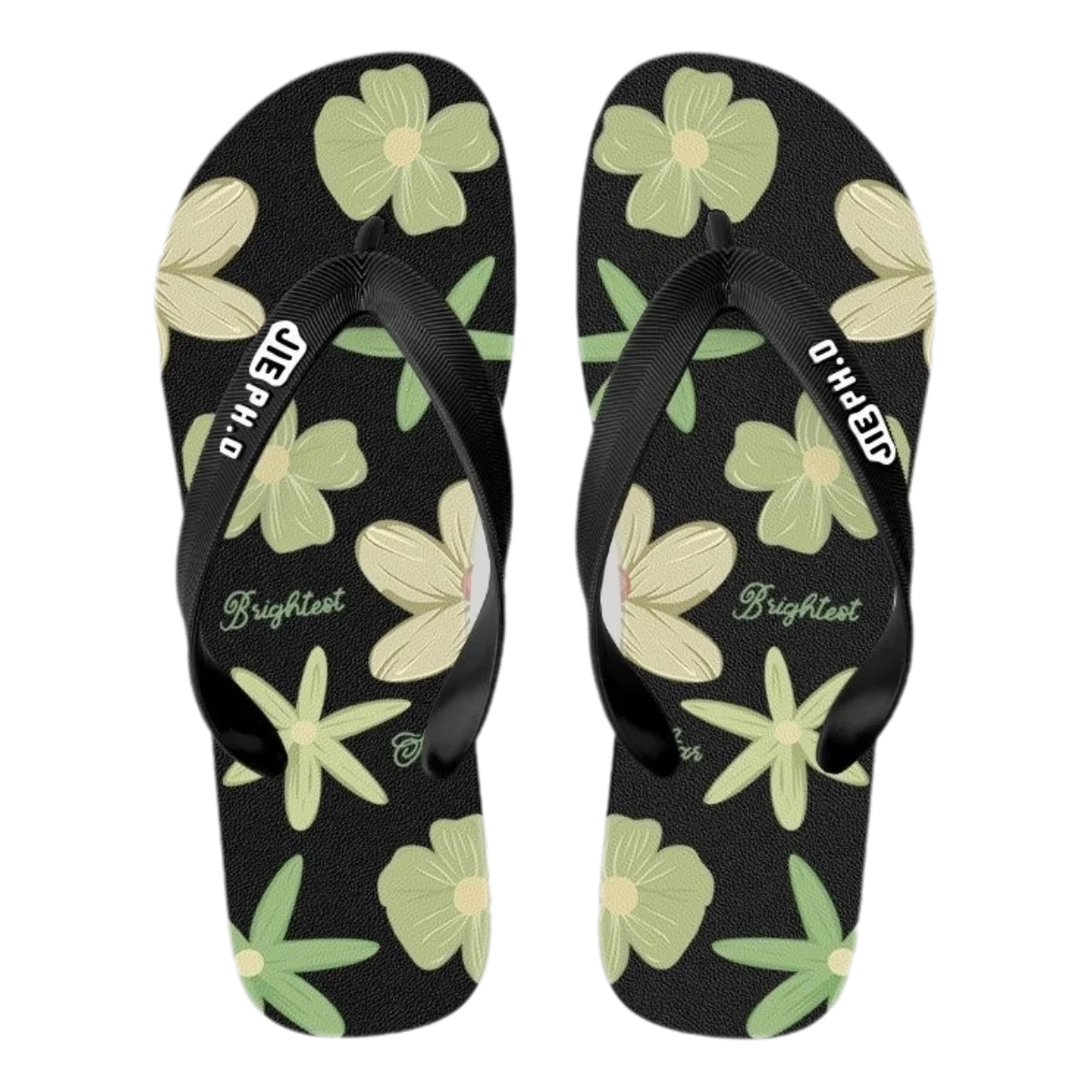 black flower 1 PVC