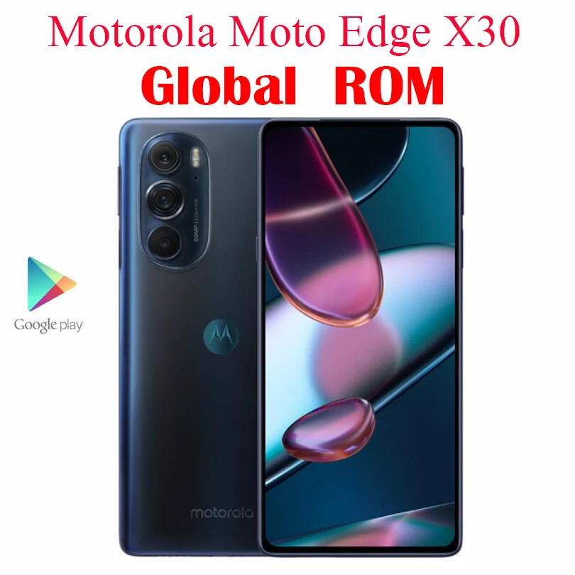 ddr4 ram Original New Motorola Moto Edge X30 5G Cell Phone Snapdragon8 Gen 1 6.7inch POLED Screen 5000Mah 68W Charge 50MP NFC UFS3.1 8gb ram