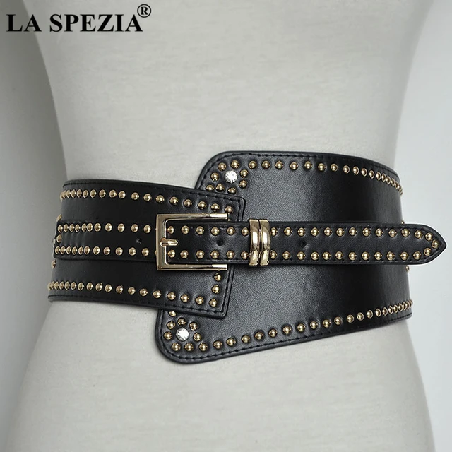 Women's Wide Leather Belt