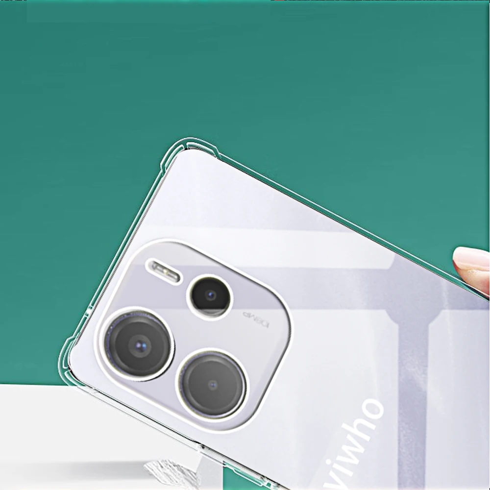Crystal Clear Protective Camera Phone Case with Transparent Design