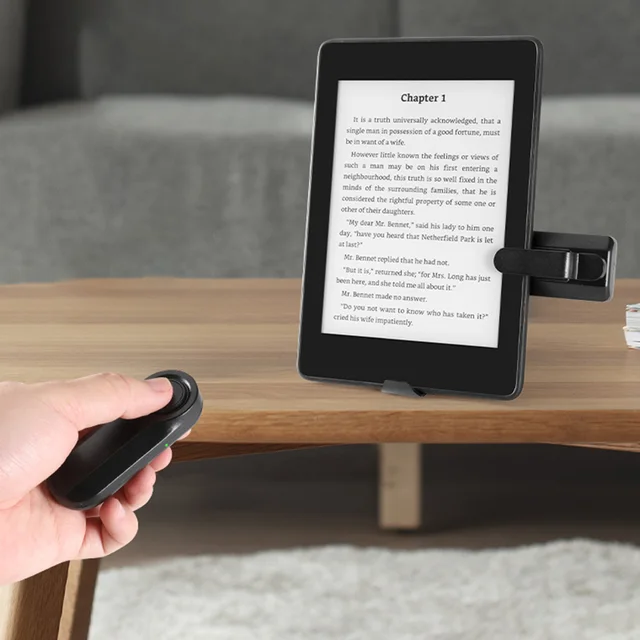 Telecomando Per Voltare Pagine Su Kindle, Kobo, Tablet - Senza Tocco Schermo, Con Anello