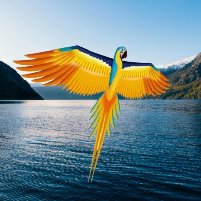 Free shipping parrot kites flying toys for kids kites string line nylon kites factory steering kite professional kite Adult kite 3