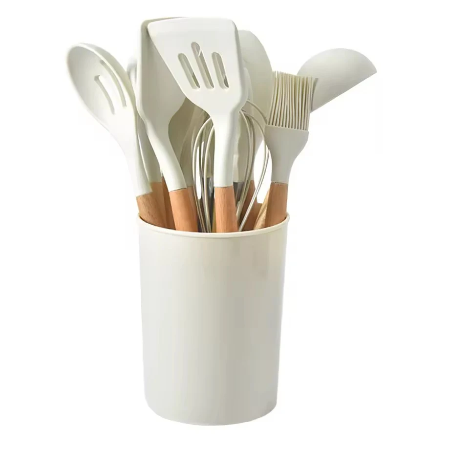 12-Piece Heat-Resistant Non-Stick Kitchen Utensil Set with Holder
