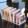 Eye shadow tray storage rack Transparent powder box Desktop drawer Compartment color cosmetics shelf 3