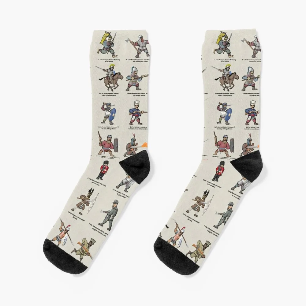 A-Z Warriors Socks floral christmas gifts Men Socks Women's one piece pirate warriors 3 gold edition pc