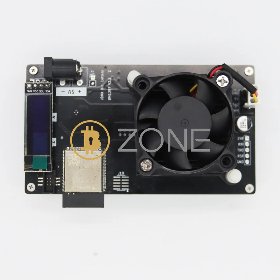 Bitaxe DIY Kit BM1397 Asic Chip Open Source Asic Bitcoin Miner mit Netzteil