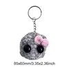 Sad Hamster Meme Sound Music Plush Toy Sad Hamster Plush Toy with Bow Pendant Keychain Kawaii Crocheted Dolls Gift for Women Men 6