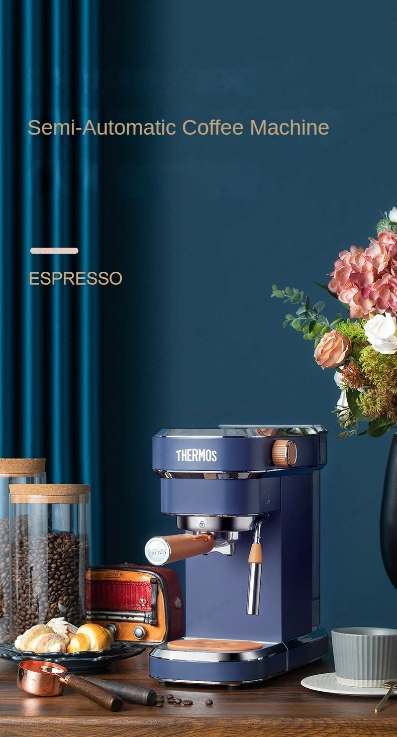 Description Picture 2 of item20bar Espresso Machine Semi-automatic Household High-pressure Extraction Coffee Machine Multi-function Steam Milk Frother