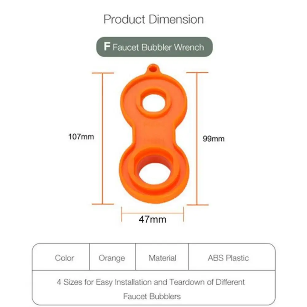 Description Picture 2 of item1-10PCS Faucet Bubbler Wrench Outlet Disassembly Filter Nozzle Water-saving Device Multi Functional Maintenance Wrench M20 M22 M