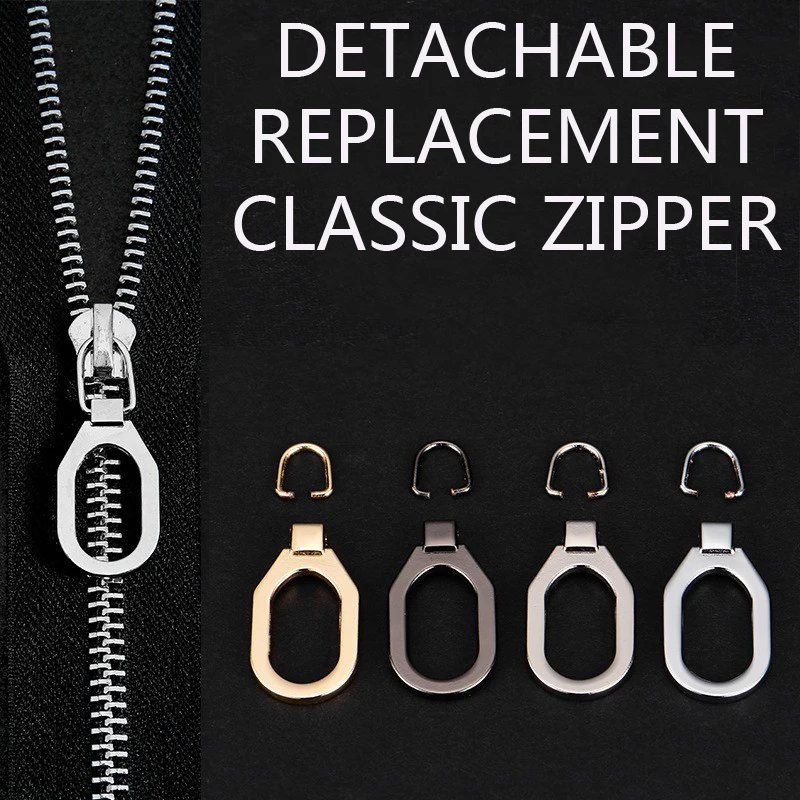 10Pcs Replacement Zipper Pull Detachable Zipper Pull Tabs Zipper